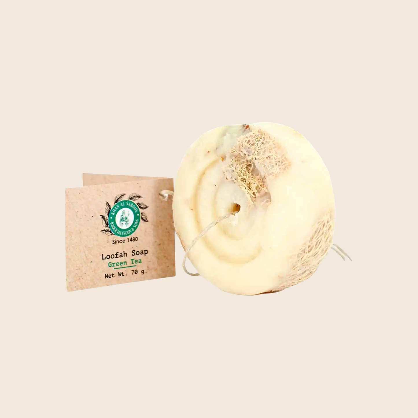 Green Tea Loofah Soap