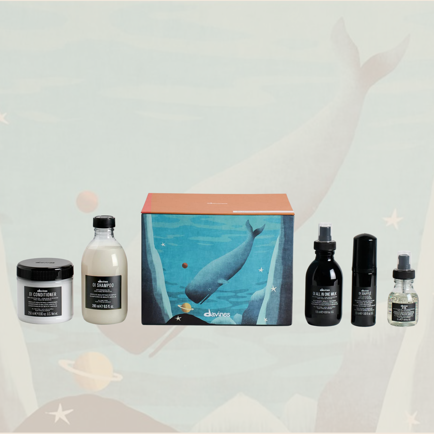 Deep Marine World - Gift Set For All Hair Types